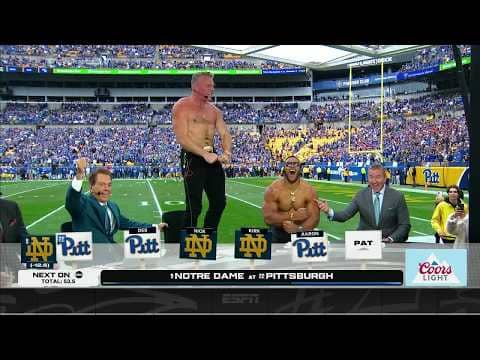 🚨 WEEK 12 GAMEDAY PICKS 🚨 McAfee FAKES OUT Aaron Donald by picking Notre Dame 🤣 | College GameDay