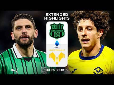 Sassuolo vs. Hellas Verona: Extended Highlights | Serie A | CBS Sports Golazo
