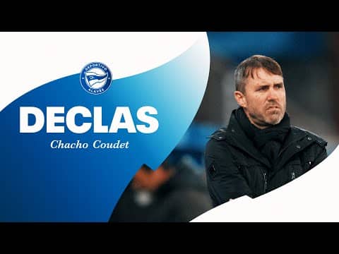 Chacho Coudet: "Hemos recuperado sensaciones y hoy lo sostuvimos" | Deportivo Alavés