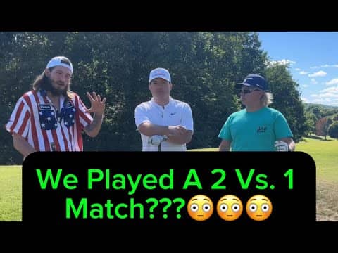 2 Vs. 1 Match Pro Golfer Vs. A Scratch and 14 Handicap Golfer. 9 Holes Who Will Go Lower??