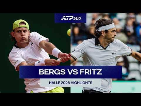 Zizou Bergs vs. Taylor Fritz Highlights | Halle 2026 Round 1