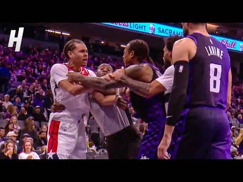 DeMar DeRozan Gets HEATED With Kyshawn George 😳
