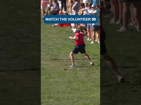 Going 5-hole on the volunteer 😂