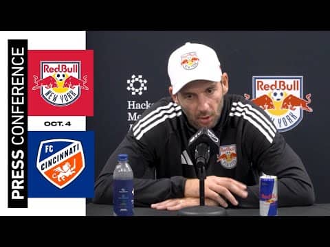 Sandro Schwarz | Postmatch Press Conference | New York Red Bulls vs. FC Cincinnati