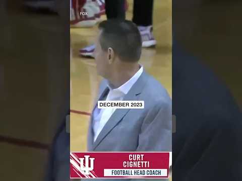 Two years later, Curt Cignetti and Indiana defeats Ohio State in the Big Ten Championship Game 👀