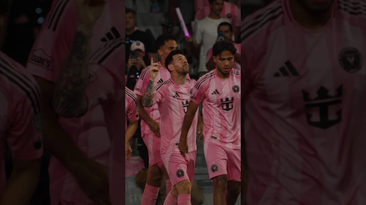 A new home. A first goal. One for the history books. 🩷🖤