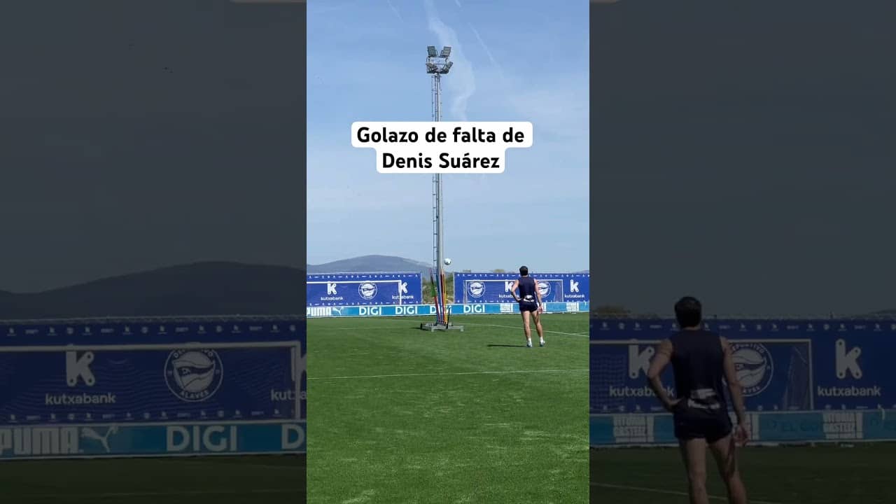 El pie de Denis Suárez #futbol #alaves #shorts
