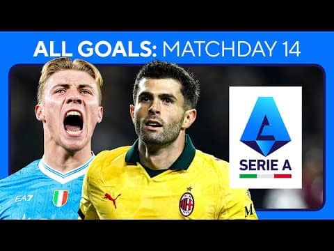 EVERY GOAL from Matchday 14 in SERIE A: Pulisic & Højlund DOUBLE | CBS Sports Golazo