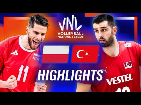 Poland 🇵🇱 vs. Türkiye 🇹🇷 - Highlights | Week 2 | Men's VNL 2026
