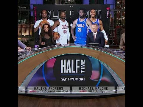 The Cavs must have watched the pregame show 😅➡️