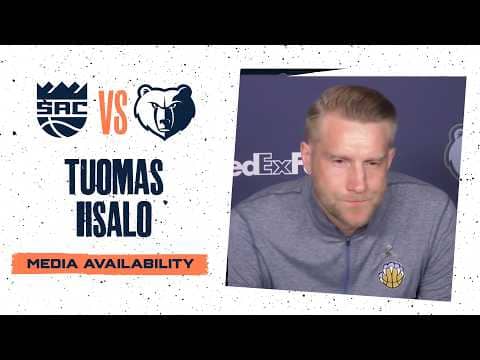 Tuomas Iisalo Press Conference | Grizzlies vs. Kings
