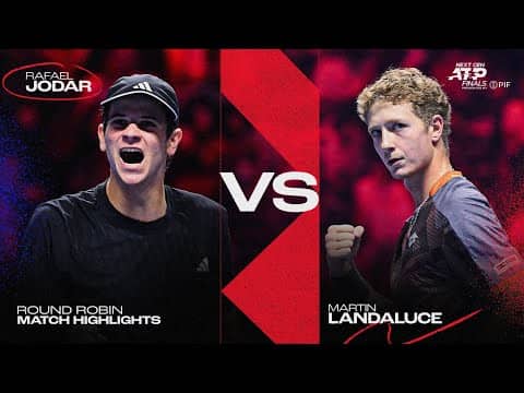 Rafael Jodar vs Martin Landaluce Highlights | 2025 Next Gen ATP Finals