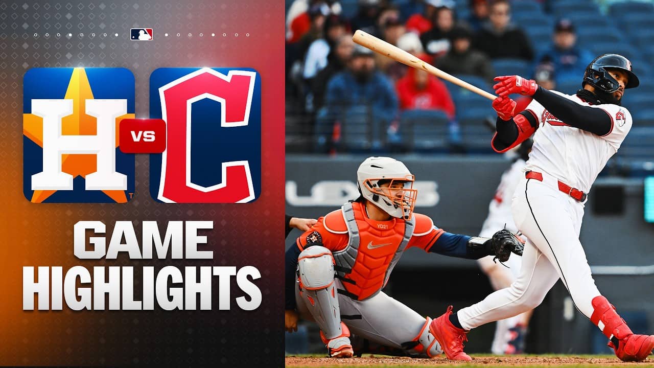 Astros vs. Guardians Game Highlights (4/20/26) | MLB Highlights