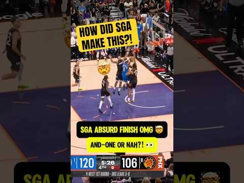 SGA IS UNSTOPPABLE 😤🔥