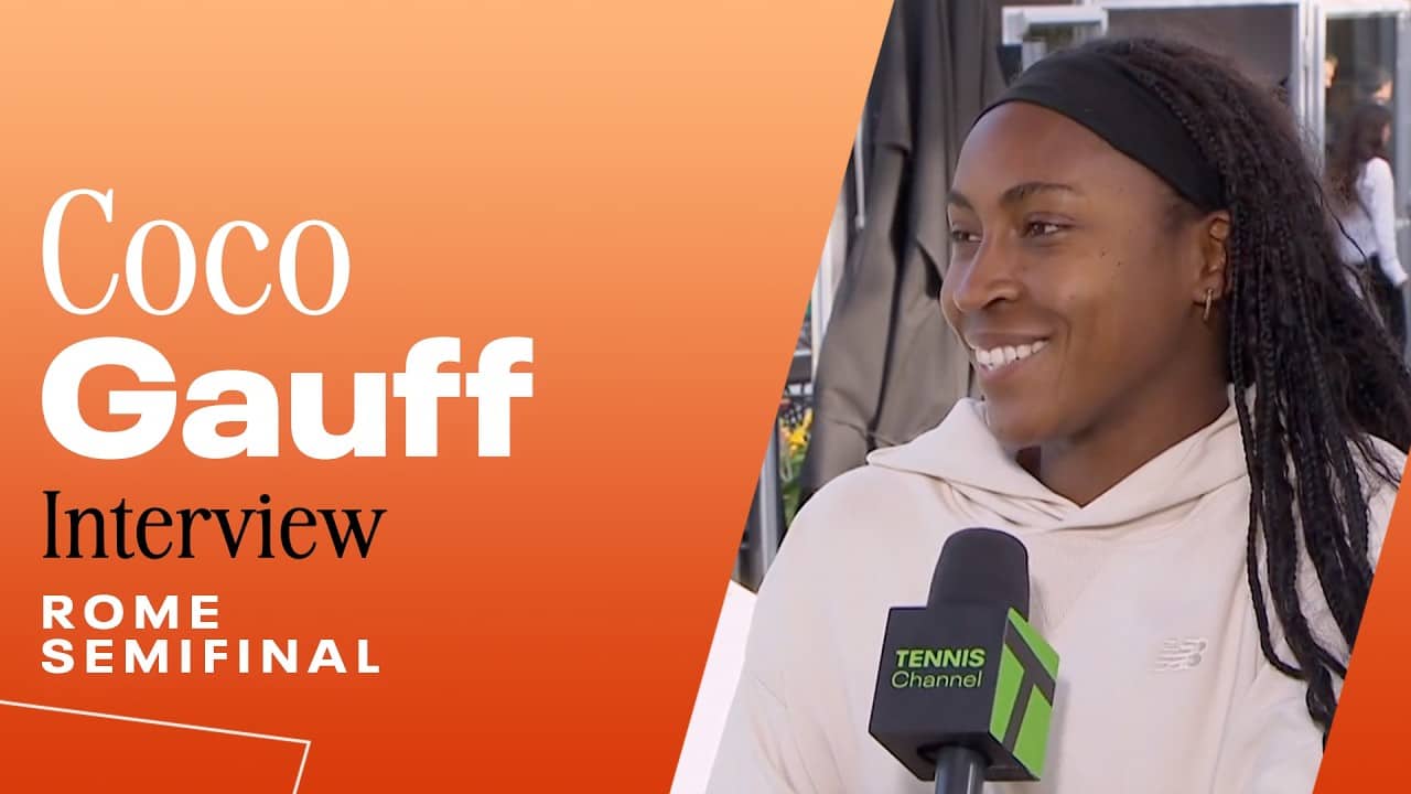 Coco Gauff Reacts After Reaching Second Straight Rome Final & Previews Championship | 2026 Rome