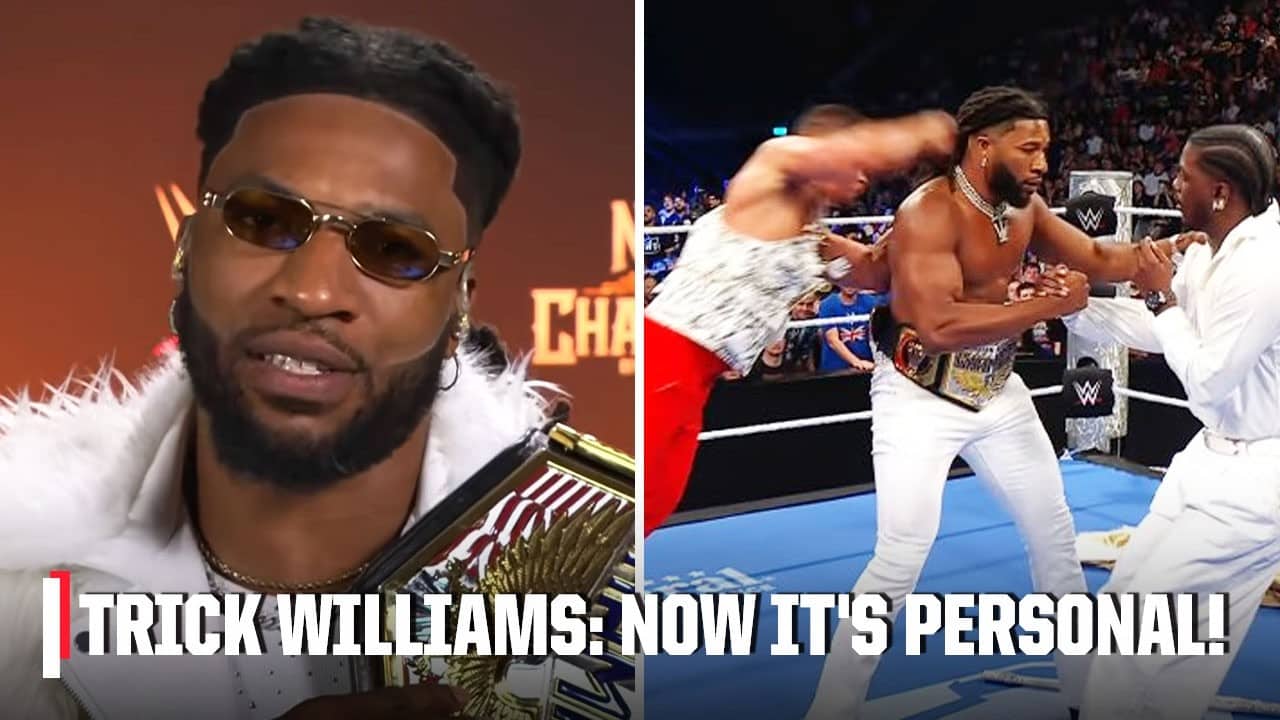 Trick Williams RESPONDS to Ricky Saints' attack on Lil Yachty before WWE Night of Champions 👀