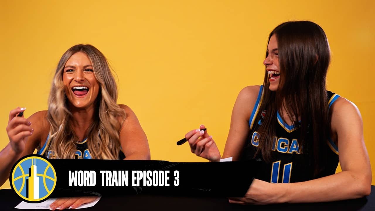 Gabriela Jaquez and Jacy Sheldon Play the Word Train