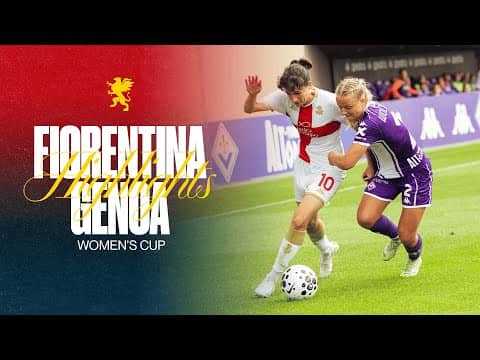 HL | FIORENTINA 2-1 GENOA | SERIE A WOMEN'S CUP 25/26