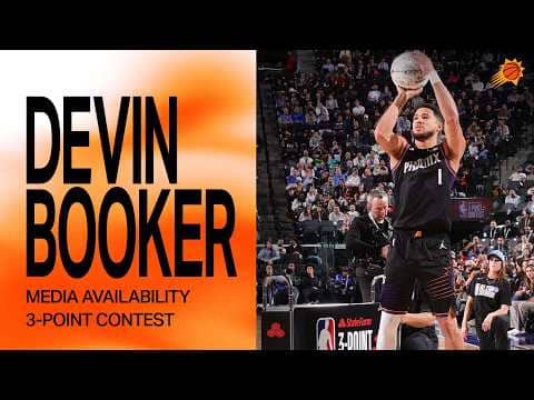 Devin Booker 3-Point Contest Media Availability | Phoenix Suns