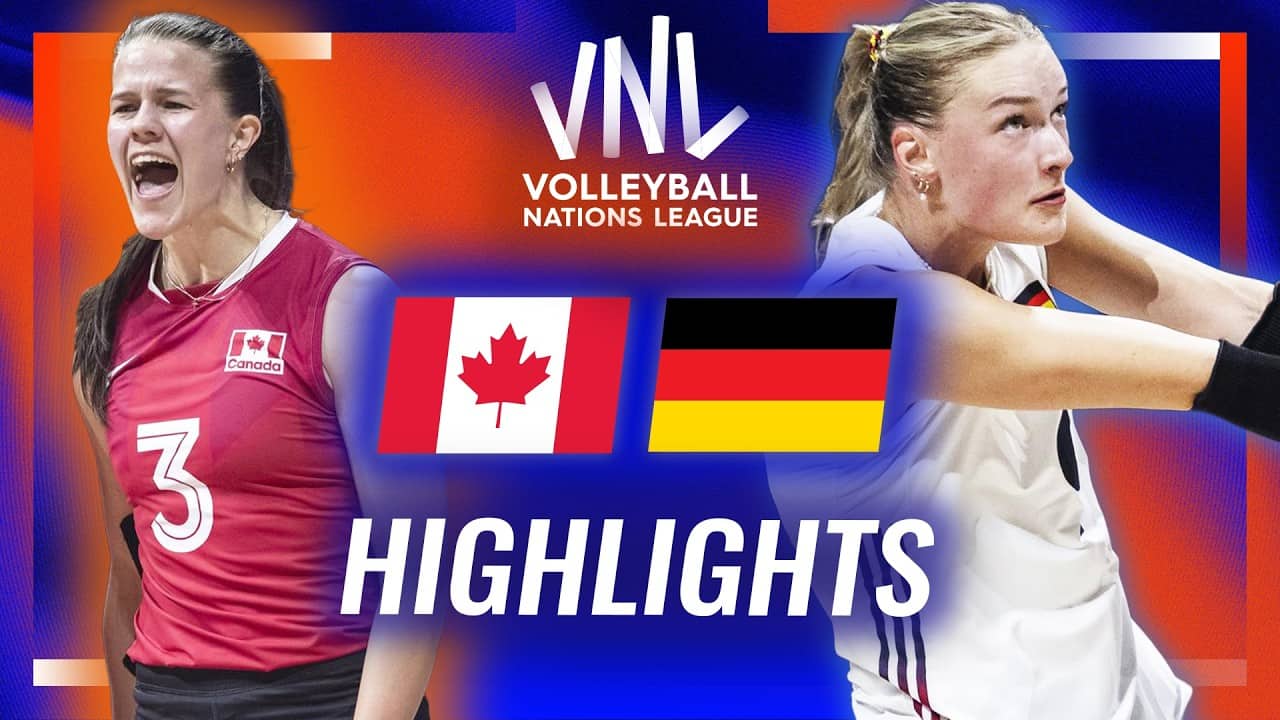 Canada 🇨🇦 vs. Germany 🇩🇪 - Highlights | Week 1 | Women's VNL 2026