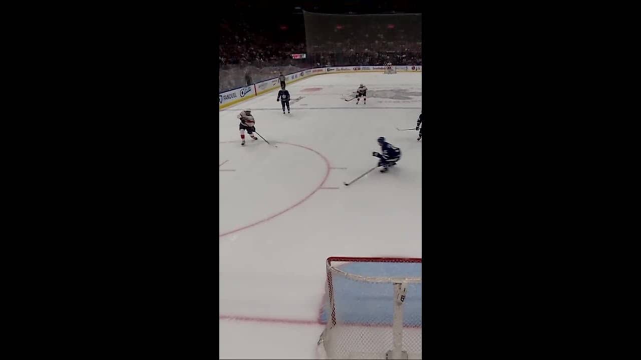 A.J. Greer with a Goal vs. Toronto Maple Leafs