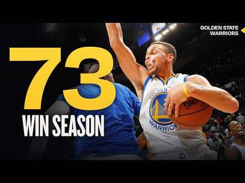 Top Plays from the Greatest Season in NBA History 🔥 | 10th Anniversary