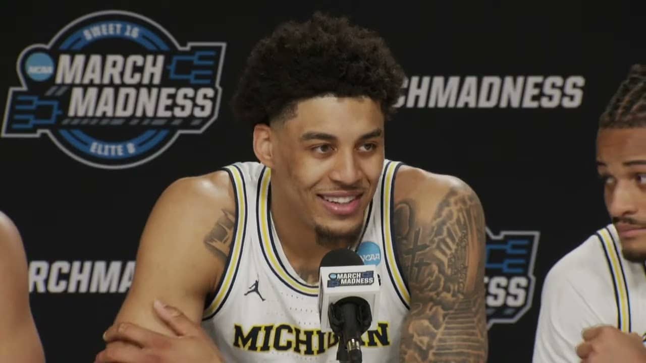 Michigan Postgame Press Conference (2026 Men's Sweet 16)