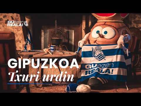 BANDERA GUazen REALA | 💙 Gipuzkoa por bandera 🤍 | Final de Copa