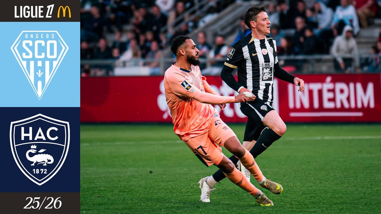 SCO Angers- HAC (1-1) : le résumé du match