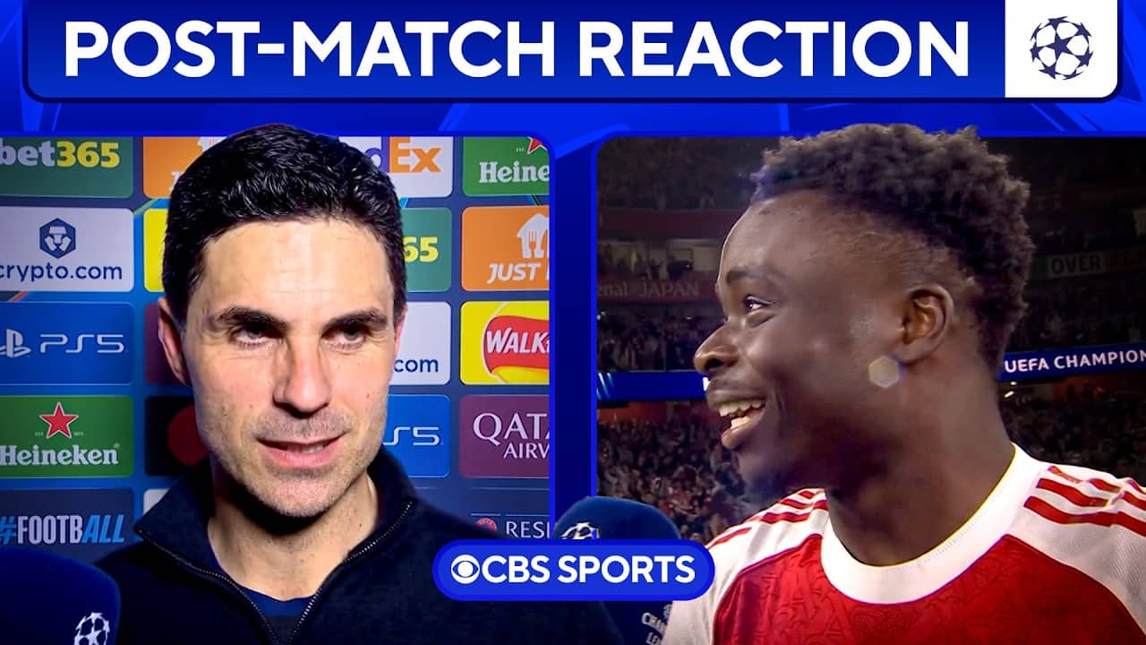 "SO BEAUTIFUL" Saka on atmosphere as Arsenal advance to UCL Final