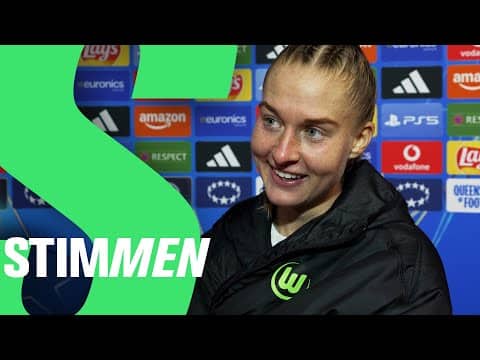 "Alles reingeworfen!" | Stimmen | UWCL | Valerenga Oslo - VfL Wolfsburg