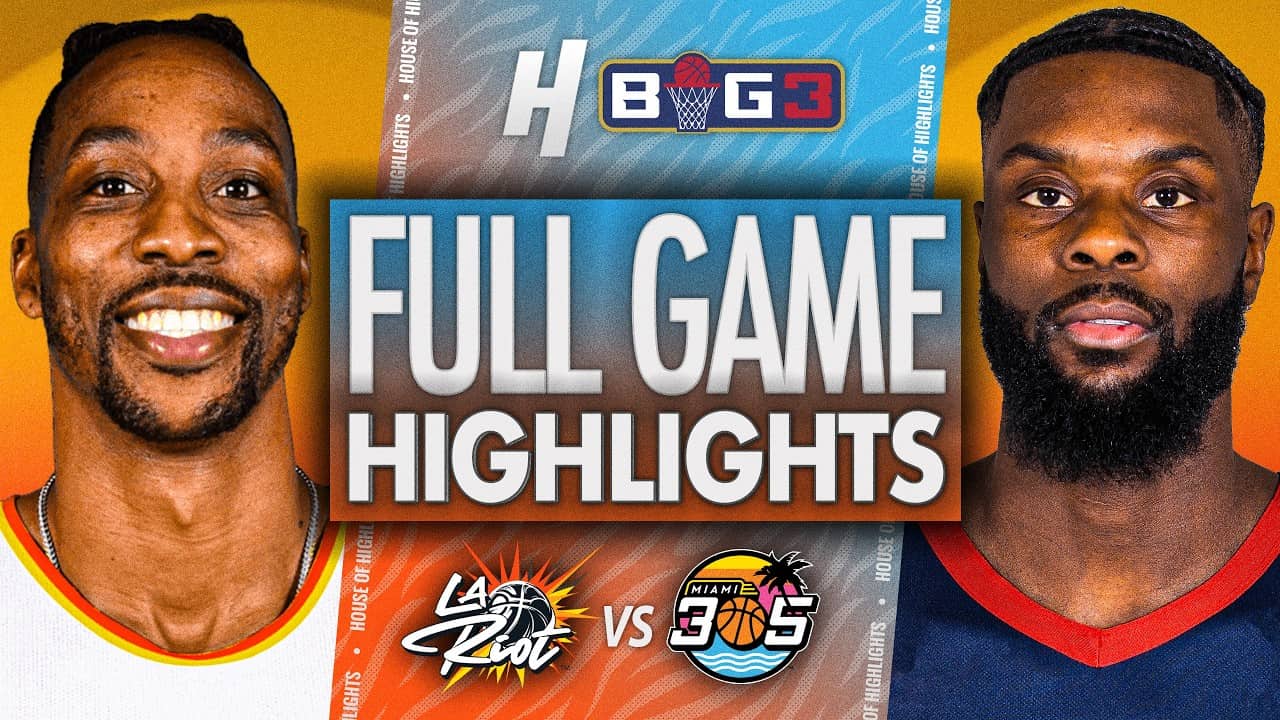 LA Riot vs Miami 305 - FULL GAME HIGHLIGHTS 🔥 BIG3 Basketball 2026