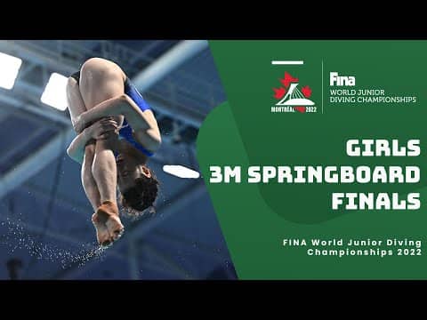 LIVE Finals: Girls 14-15 | 3m Springboard Diving | World Juniors 2022