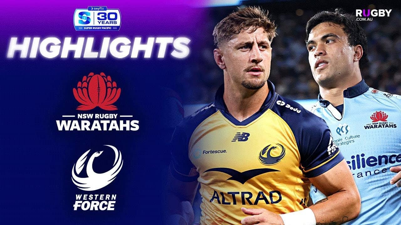 Waratahs v Western Force Highlights | Round 12 | Super Rugby Pacific 2026