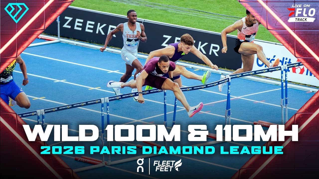 2026 Paris Diamond League WILD 100m and 110mH Race | Athlete's Lounge Reaction