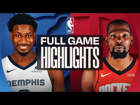 GRIZZLES at ROCKETS | FULL GAME HIGHLIGHTS | January 26, 2026