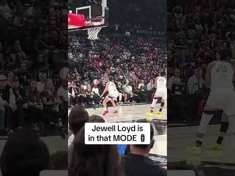 Jewell Loyd is LOCKED IN 🔐