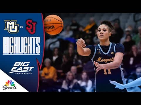 Marquette vs. St. John’s | COLLEGE BASKETBALL HIGHLIGHTS | 1/21/26 | NBC Sports
