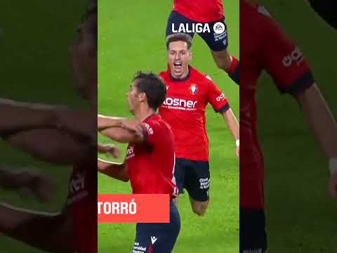 Gol de Torró en el #RealSociedadOsasuna de la temporada 2024/25 #LaLigaHighLights #Osasuna