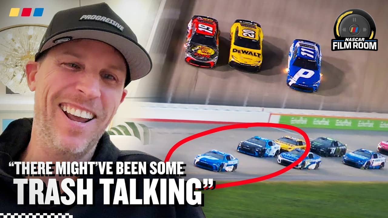 How Denny Hamlin's Trash Talk Nearly Backfired at Nashville | NASCAR Film Room