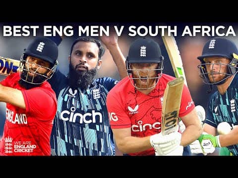 Bairstow and Moeen's Fireworks & Rashid's Leg-Spin | Best of England v South Africa ODI & T20s 2022