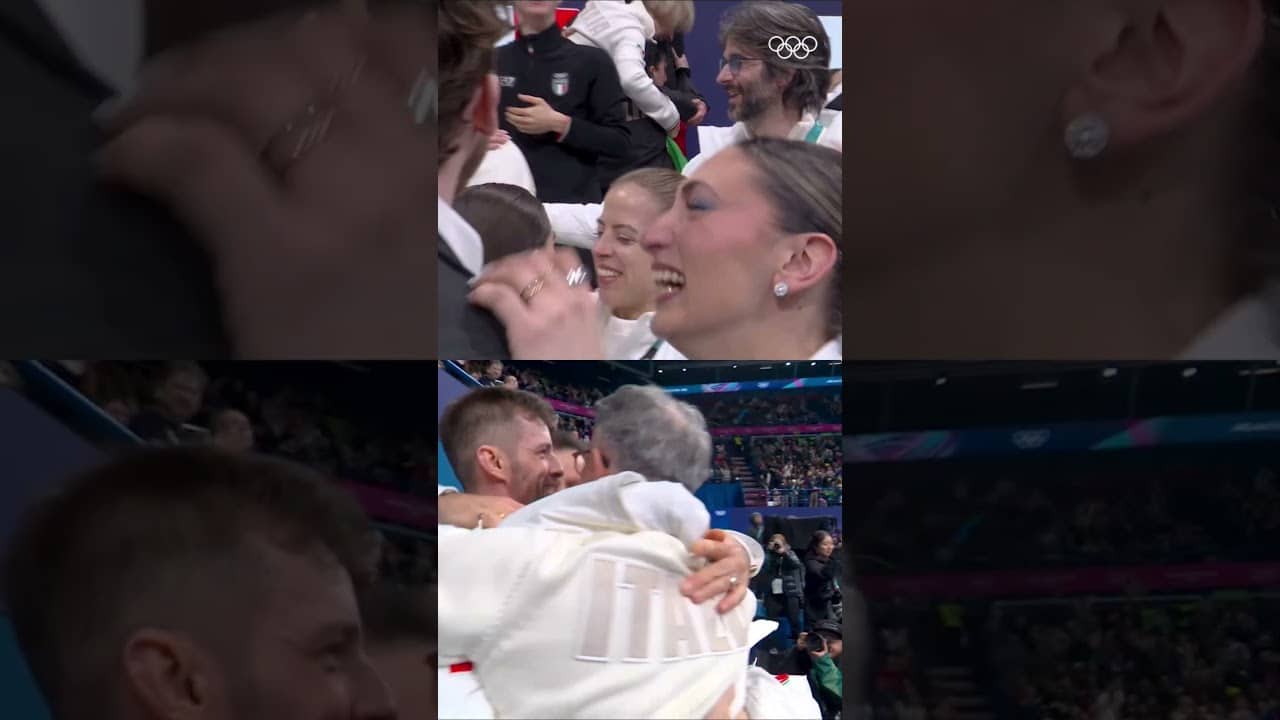 A heartwarming look at the Italian team that supports Matteo Rizzo so passionately. 🇮🇹⛸️