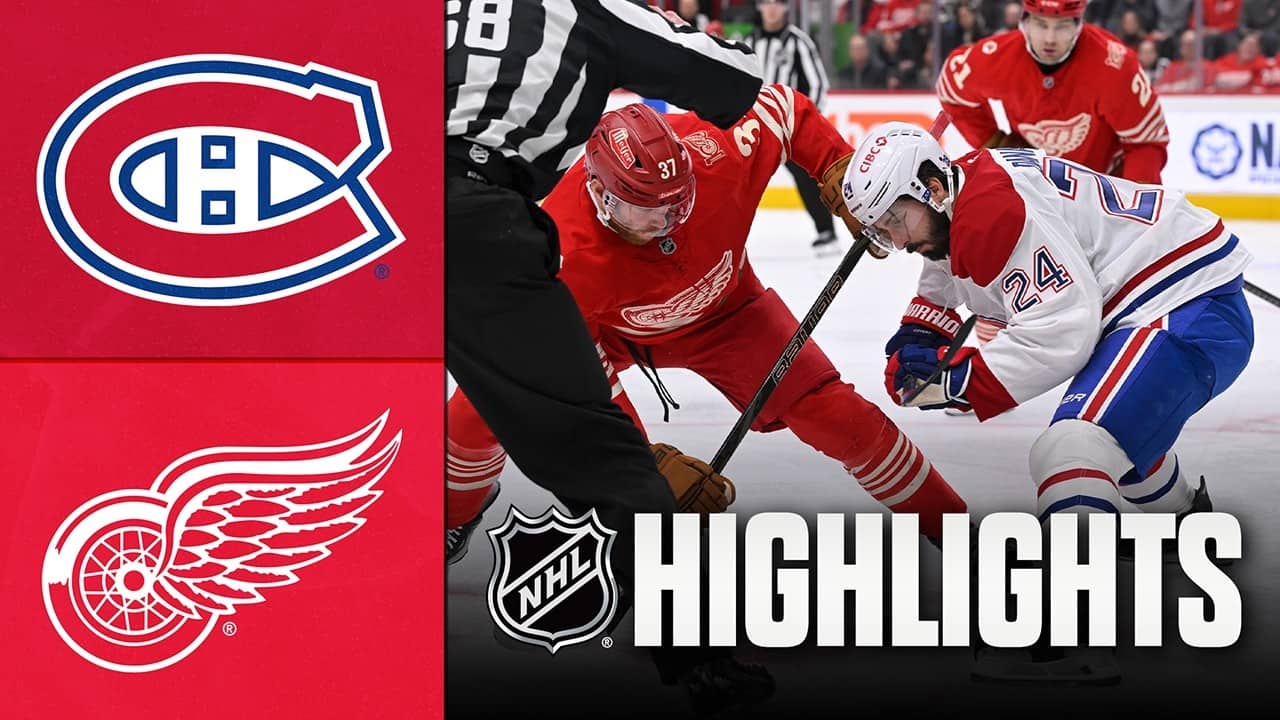 Canadiens vs. Red Wings | NHL Highlights | March 19, 2026