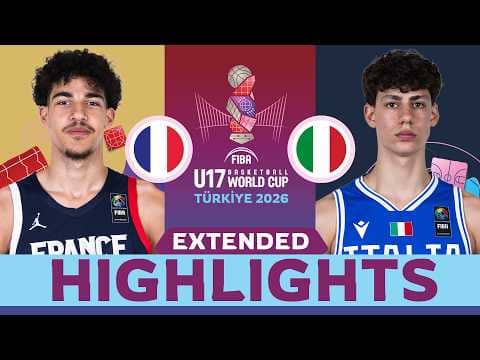 France 🇫🇷 vs Italy 🇮🇹 | Extended Highlights | FIBA U17 Basketball World Cup 2026