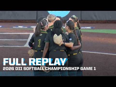 Saint Leo vs. McKendree: 2026 DII softball championship Game 1 | FULL REPLAY