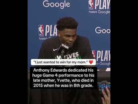 Ant dropped 36 PTS in the Wolves’ key Game 4 win on Mother’s Day 🙌