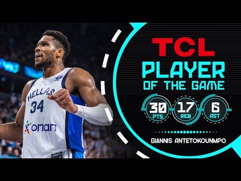 Giannis Antetokounmpo (30 PTS) | TCL Player Of The Game | GRE 🇬🇷 vs GRE 🇫🇮 | FIBA EuroBasket 2025
