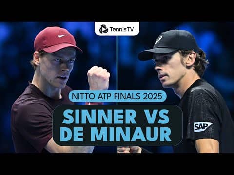 Jannik Sinner vs Alex De Minaur Semi-Final Highlights 🔥 | Nitto ATP Finals 2025