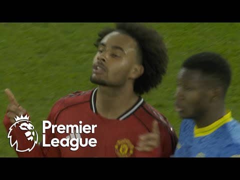 Joshua Zirkzee's deflected effort gives Man United 1-0 lead on Wolves | Premier League | NBC Sports