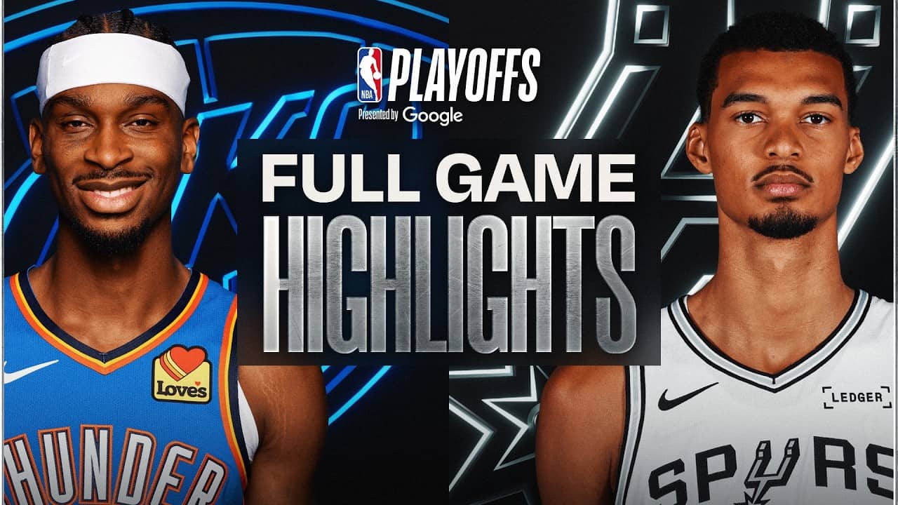 #1 THUNDER at #2 SPURS | FULL GAME 6 HIGHLIGHTS | May 28, 2026